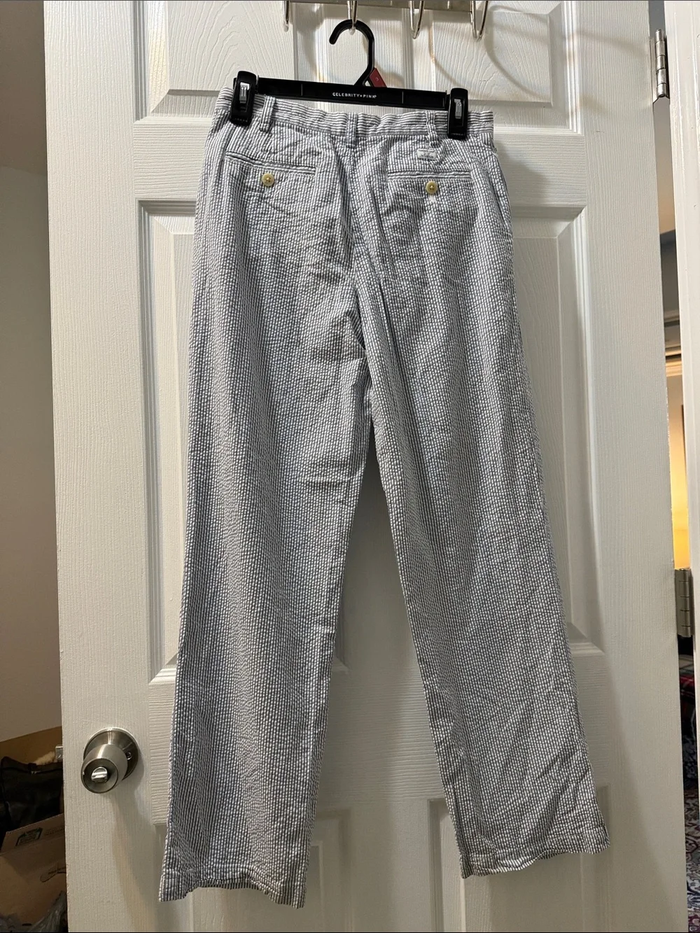 Vineyard Vines Light Blue Seersucker Chinos